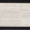 Norrie's Law, NO40NW 3, Ordnance Survey index card, page number 1, Recto