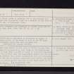 Norrie's Law, NO40NW 3, Ordnance Survey index card, page number 2, Verso