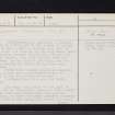 Hatton Law, NO40SW 9, Ordnance Survey index card, page number 1, Recto