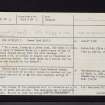 Kemback, NO41NW 8, Ordnance Survey index card, page number 1, Recto