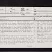 Morton, NO42NE 9, Ordnance Survey index card, page number 1, Recto