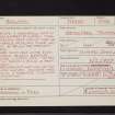 Morton, NO42NE 9, Ordnance Survey index card, Recto