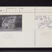 Kirkton House, NO42NW 19, Ordnance Survey index card, page number 2, Verso