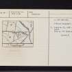 Brackmont Mill, NO42SW 10, Ordnance Survey index card, page number 2, Verso