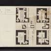 Affleck Castle, NO43NE 14, Ordnance Survey index card, page number 1, Recto