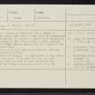 Monifieth Grange, NO43SE 27, Ordnance Survey index card, Recto