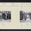 Dundee, East (Cowgate) Port, Wishart Arch, NO43SW 7, Ordnance Survey index card, Recto