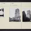 Dundee, Nethergate, City Churches, St Mary's Tower, NO43SW 40, Ordnance Survey index card, Recto
