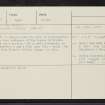 Dundee, City Square, Strathmartine Lodging, NO43SW 60, Ordnance Survey index card, Recto