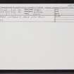 Dundee, Victoria Street, Eagle Jute Mills, NO43SW 85, Ordnance Survey index card, Recto