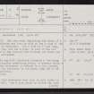 Newlands, NO44SE 18, Ordnance Survey index card, page number 1, Recto