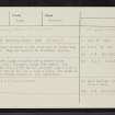 Carse Grey, NO45SE 1, Ordnance Survey index card, Recto