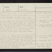 Blackgate, NO45SE 8, Ordnance Survey index card, page number 1, Recto