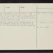 Blackgate, NO45SE 8, Ordnance Survey index card, page number 2, Verso
