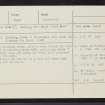 Ballinshoe, NO45SW 7, Ordnance Survey index card, Recto