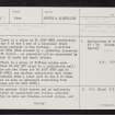 Ferrar, NO49NE 7, Ordnance Survey index card, Recto