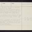Ardross, NO50SW 12, Ordnance Survey index card, page number 2, Verso