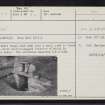 St Andrews Cathedral, St Andrews Priory, NO51NW 2.4, Ordnance Survey index card, page number 1, Recto