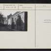 St Andrews, South Street, St Leonard's Chapel, NO51NW 9, Ordnance Survey index card, Recto