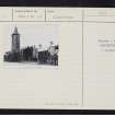 St Andrews, North Street, St Salvator's College Church, NO51NW 10, Ordnance Survey index card, Recto