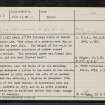 Dunino Law, NO51SW 6, Ordnance Survey index card, page number 1, Recto