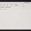 Cononsyth, NO54NE 45, Ordnance Survey index card, Recto