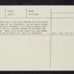Dunnichen, NO54NW 2, Ordnance Survey index card, page number 3, Recto