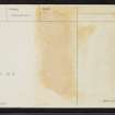 Brown Caterthun, NO56NE 1, Ordnance Survey index card, page number 1, Recto
