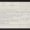 Dunlappie, NO56NE 15, Ordnance Survey index card, Recto
