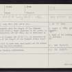 Chapelton, NO56NE 16, Ordnance Survey index card, Recto