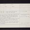 Dalbog, NO57SE 4, Ordnance Survey index card, page number 1, Recto