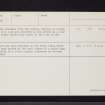 Dalbog, NO57SE 4, Ordnance Survey index card, page number 2, Verso