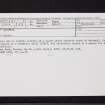 Auchmull, NO57SE 5, Ordnance Survey index card, Recto