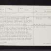 Kill Dordy, NO59NE 29, Ordnance Survey index card, Recto