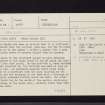 Ethie Castle, NO64NE 6, Ordnance Survey index card, page number 1, Recto