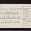 West Mains Of Ethie, NO64NE 8, Ordnance Survey index card, page number 2, Verso