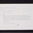 Arbroath, Victoria Park, NO64SE 11, Ordnance Survey index card, Recto
