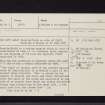 Arbroath, Hospitalfield House, NO64SW 9, Ordnance Survey index card, page number 1, Recto