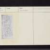 Maryton, Torkirk House, NO65NE 17, Ordnance Survey index card, Recto