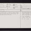 Old Montrose, NO65NE 36, Ordnance Survey index card, page number 1, Recto