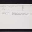 Kinnell, NO65SW 26, Ordnance Survey index card, Recto