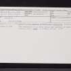 Dalladies, NO66NW 27, Ordnance Survey index card, Recto