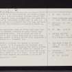 Green Castle, NO67NE 4, Ordnance Survey index card, page number 3, Recto