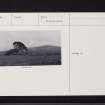 Castlehill Of Strachan, NO69SE 1, Ordnance Survey index card, Recto