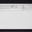 Usan, Chapel Mill, NO75NW 40, Ordnance Survey index card, Recto
