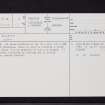 Muirton, NO76NE 9, Ordnance Survey index card, page number 1, Recto