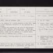 Kaim Of Mathers, NO76SE 1, Ordnance Survey index card, page number 1, Recto