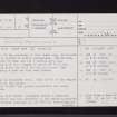 Kair House, NO77NE 1, Ordnance Survey index card, page number 1, Recto