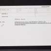 Midtown, NO79SW 19, Ordnance Survey index card, Recto