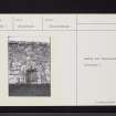 Catterline Church, NO87NE 1, Ordnance Survey index card, Recto